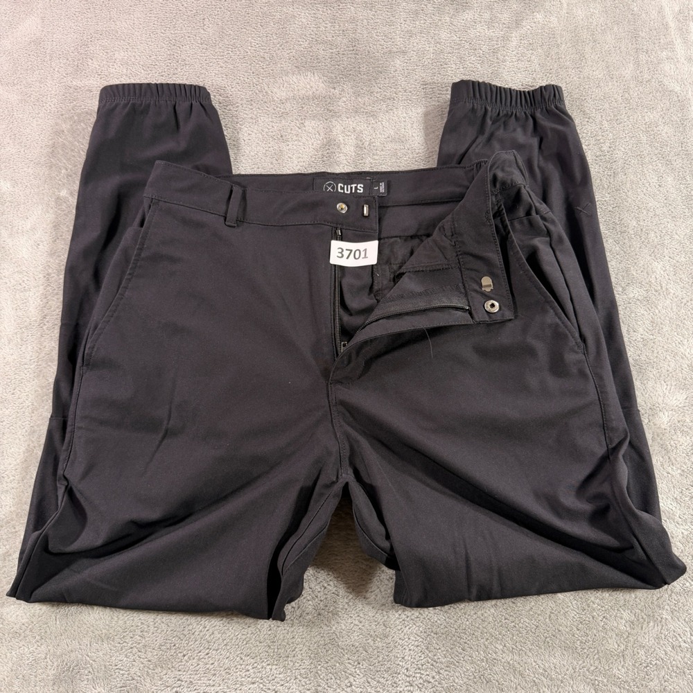 Cuts AO Jogger Pants Women Large Black Technical Sport of Business MB10057V